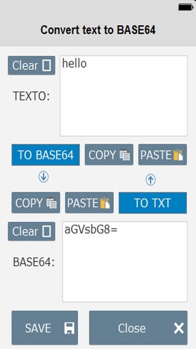 Emulate iPhone app CONVERT_BASE64 using MyAndroid Emulate iPhone app CONVERT_BASE64 using MyAndroid