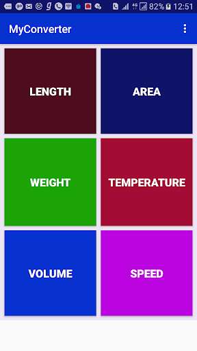Run android online APK Converter - Length, Area, Vol, speed, wt, Temp from MyAndroid or emulate Converter - Length, Area, Vol, speed, wt, Temp using MyAndroid