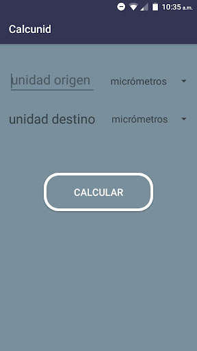 Run android online APK Convertidor de unidades-Calcunid from MyAndroid or emulate Convertidor de unidades-Calcunid using MyAndroid Run android online APK Convertidor de unidades-Calcunid from MyAndroid or emulate Convertidor de unidades-Calcunid using MyAndroid