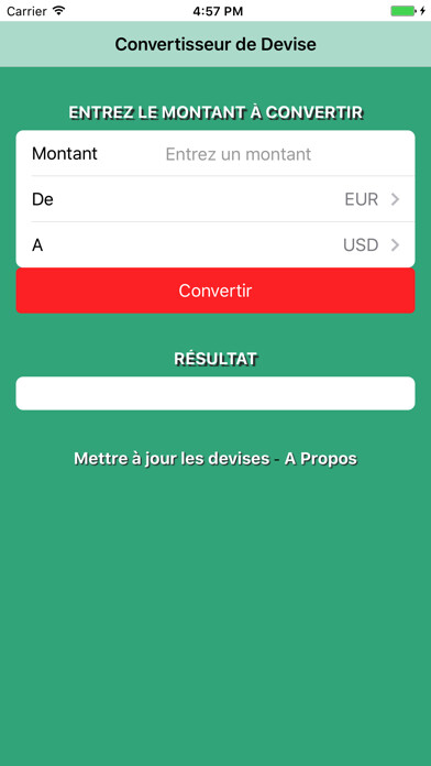 Emulate iPhone app Convertir les devises using MyAndroid Emulate iPhone app Convertir les devises using MyAndroid