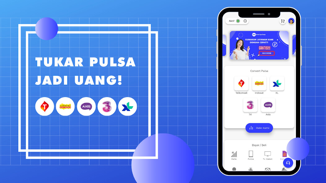Run android online APK ConvertPulsay - Tukar Pulsa from MyAndroid or emulate ConvertPulsay - Tukar Pulsa using MyAndroid Run android online APK ConvertPulsay - Tukar Pulsa from MyAndroid or emulate ConvertPulsay - Tukar Pulsa using MyAndroid