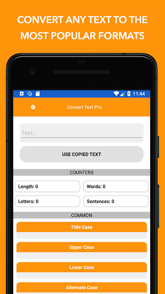 Run android online APK Convert Text - Convert Text Format in every Case from MyAndroid or emulate Convert Text - Convert Text Format in every Case using MyAndroid