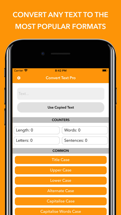 Emulate iPhone app Convert Text - Format Text using MyAndroid Emulate iPhone app Convert Text - Format Text using MyAndroid