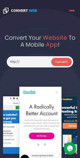 Run android online APK Convert Web To App from MyAndroid or emulate Convert Web To App using MyAndroid