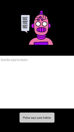 Run android online APK Convierte Texto a voz - Robot femenino from MyAndroid or emulate Convierte Texto a voz - Robot femenino using MyAndroid