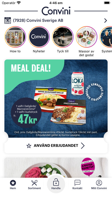 Emulate iPhone app Convini using MyAndroid