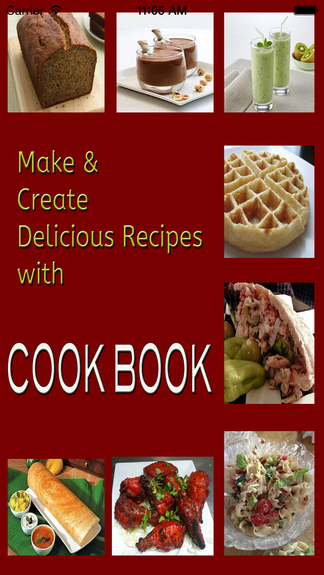 Emulate iPhone app Cook Book (Recipe) using MyAndroid