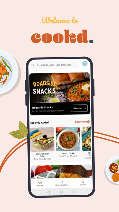 Emulate iPhone app Cookd: Recipe, Grocery Planner using MyAndroid Emulate iPhone app Cookd: Recipe, Grocery Planner using MyAndroid
