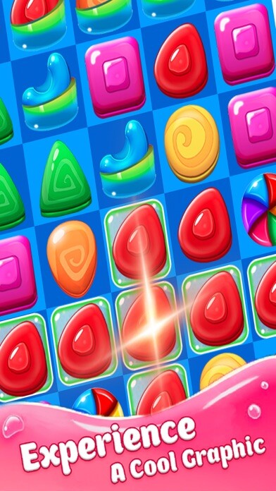 Emulate iPhone app Cookie Blast Legend Delicious Gummy Match 3 Game using MyAndroid