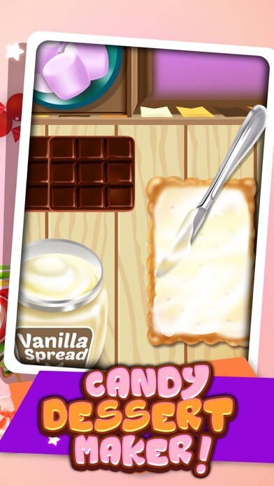 Emulate iPhone app Cookie Candy Maker - Food Kids Games Free! using MyAndroid