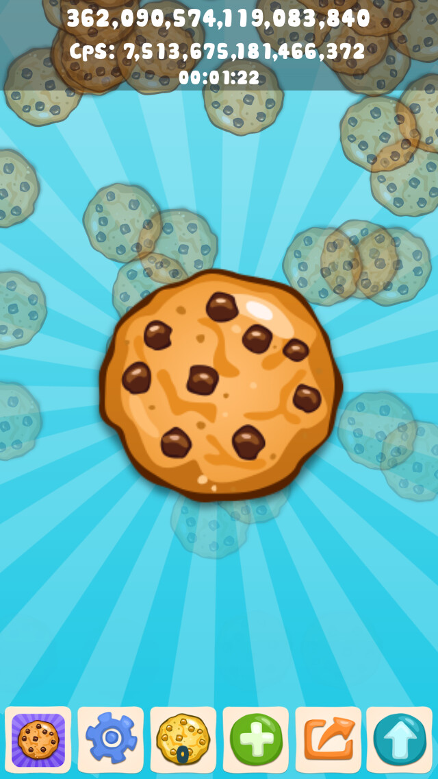 Emulate iPhone app Cookie Clicker Rush using MyAndroid