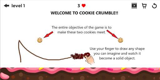 Run android online APK Cookie Crumble: Draw Puzzle from MyAndroid or emulate Cookie Crumble: Draw Puzzle using MyAndroid