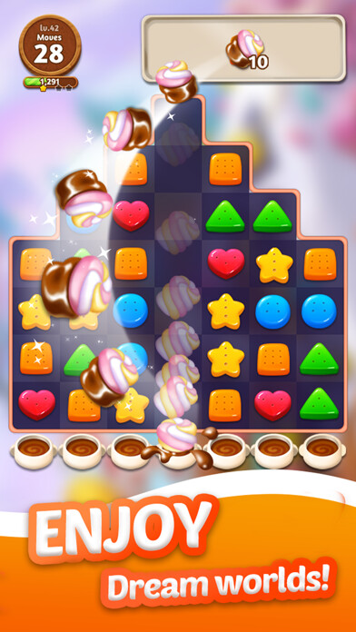Emulate iPhone app Cookie Crunch: Link Match using MyAndroid Emulate iPhone app Cookie Crunch: Link Match using MyAndroid
