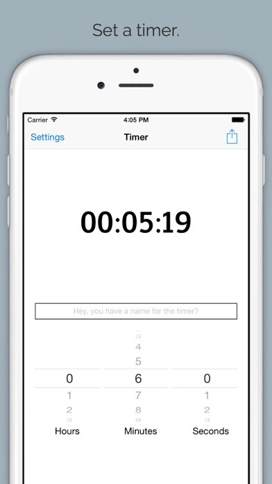 Emulate iPhone app Cooking Alarm using MyAndroid Emulate iPhone app Cooking Alarm using MyAndroid