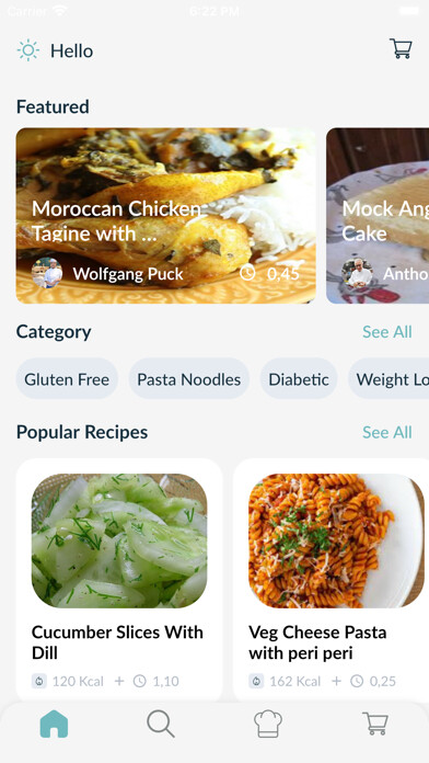 Emulate iPhone app Cooking Find Recipes using MyAndroid Emulate iPhone app Cooking Find Recipes using MyAndroid