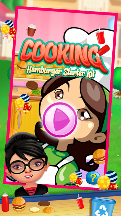 Emulate iPhone app Cooking Hamburger Starter Kit using MyAndroid