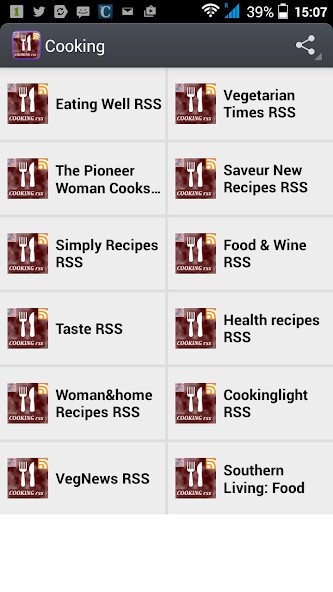 Emulate Android APK Cooking magazines RSS reader Emulate Android APK Cooking magazines RSS reader