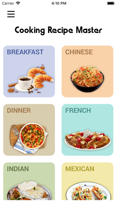 Emulate iPhone app Cooking Recipe Master using MyAndroid Emulate iPhone app Cooking Recipe Master using MyAndroid