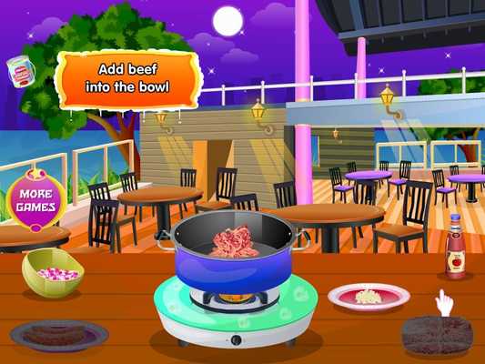 Emulate Android APK Cook lasagna girls games