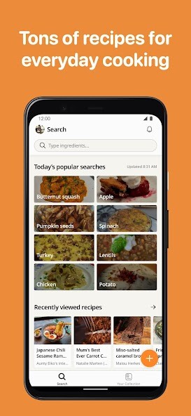 Run android online APK Cookpad recipes, homemade food from MyAndroid or emulate Cookpad recipes, homemade food using MyAndroid