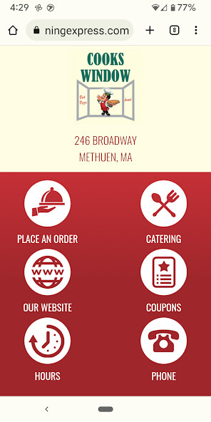 Run android online APK Cooks Window Methuen from MyAndroid or emulate Cooks Window Methuen using MyAndroid Run android online APK Cooks Window Methuen from MyAndroid or emulate Cooks Window Methuen using MyAndroid