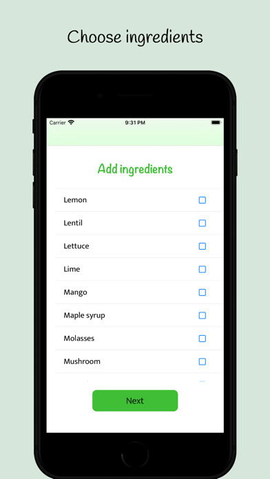 Emulate iPhone app CookVegan using MyAndroid Emulate iPhone app CookVegan using MyAndroid