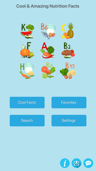 Emulate iPhone app Cool & Amazing Nutrition Facts using MyAndroid