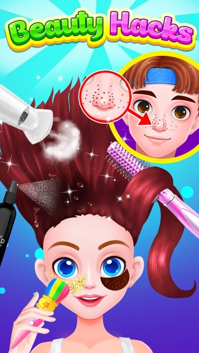 Emulate iPhone app Cool Beauty Hacks using MyAndroid
