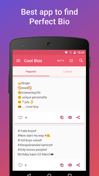 Run android online APK Cool Bio Quotes Ideas from MyAndroid or emulate Cool Bio Quotes Ideas using MyAndroid Run android online APK Cool Bio Quotes Ideas from MyAndroid or emulate Cool Bio Quotes Ideas using MyAndroid