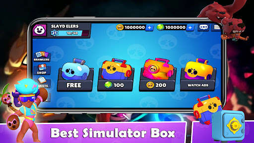 Run android online APK Cool Boxes Simulator for Brawl Stars BS from MyAndroid or emulate Cool Boxes Simulator for Brawl Stars BS using MyAndroid