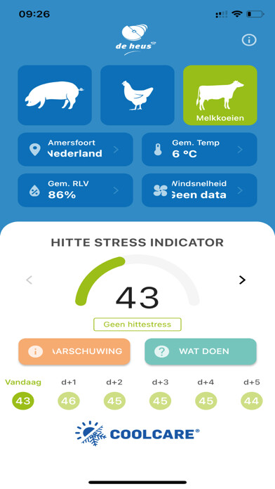 Emulate iPhone app CoolCare by De Heus using MyAndroid