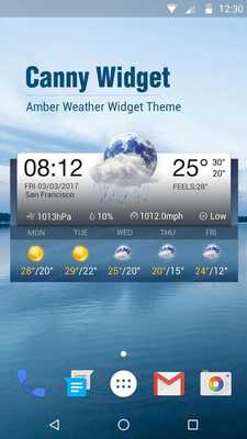 Emulate Android APK Cool Clock Weather Widget Emulate Android APK Cool Clock Weather Widget