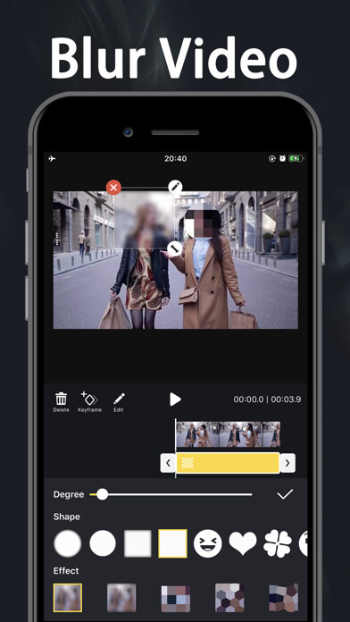 Emulate iPhone app CoolCut Video Editor using MyAndroid
