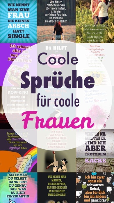 Emulate iPhone app Coole Sprüche für coole Frauen SPRUCHBILDER WITZE using MyAndroid Emulate iPhone app Coole Sprüche für coole Frauen SPRUCHBILDER WITZE using MyAndroid