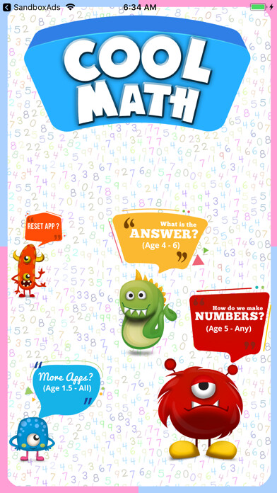Emulate iPhone app Cool Math Games 1st Grade Quiz using MyAndroid