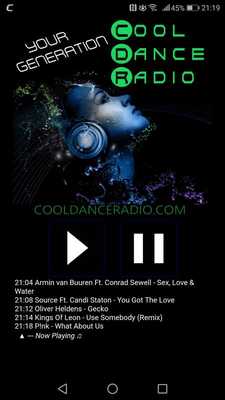 Emulate Android APK Cool Player Radio