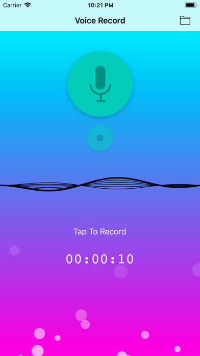 Emulate iPhone app CoolVoice using MyAndroid