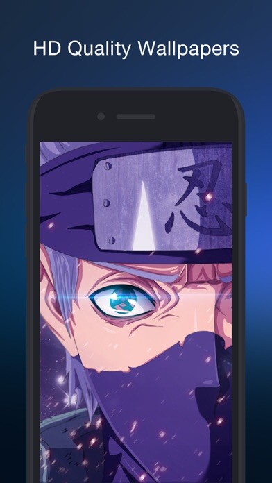 Emulate iPhone app Cool Wallpapers HD for Naruto using MyAndroid