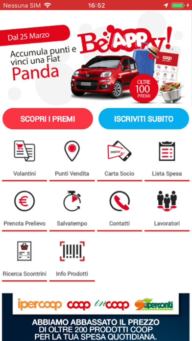 Emulate iPhone app Coop Centro Italia using MyAndroid Emulate iPhone app Coop Centro Italia using MyAndroid