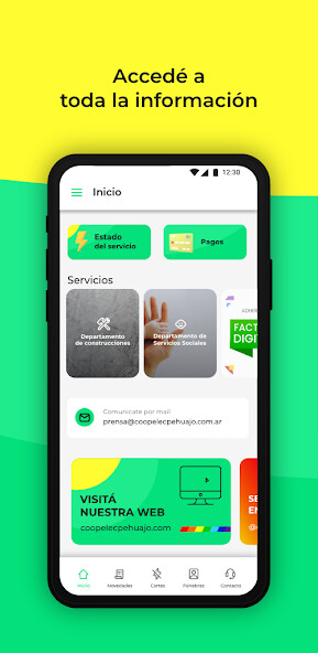 Run android online APK Cooperativa Electrica Pehuajo from MyAndroid or emulate Cooperativa Electrica Pehuajo using MyAndroid