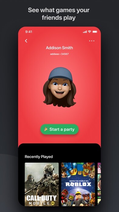 Emulate iPhone app Cooper - Games, Friends, Talk using MyAndroid