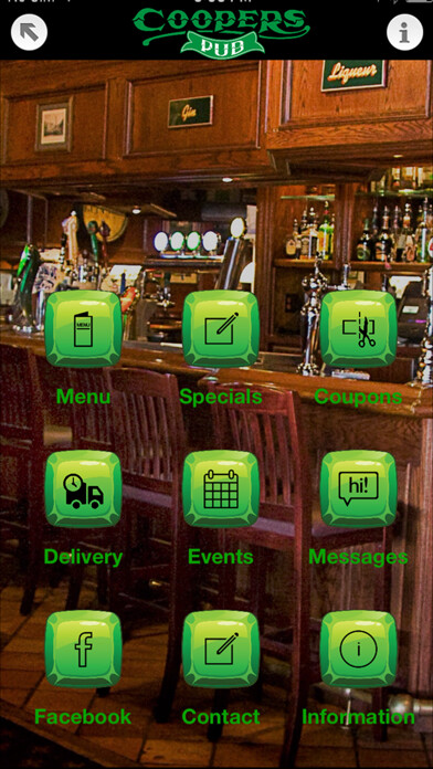 Emulate iPhone app Coopers Pub using MyAndroid