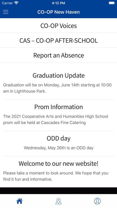 Emulate iPhone app CO-OP High School New Haven using MyAndroid Emulate iPhone app CO-OP High School New Haven using MyAndroid
