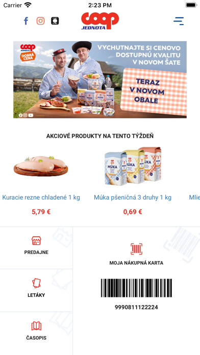Emulate iPhone app COOP Jednota using MyAndroid Emulate iPhone app COOP Jednota using MyAndroid