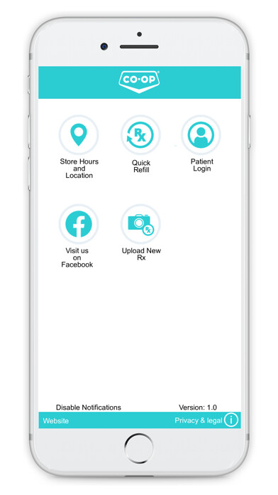 Emulate iPhone app Co-op Pharmacy using MyAndroid Emulate iPhone app Co-op Pharmacy using MyAndroid