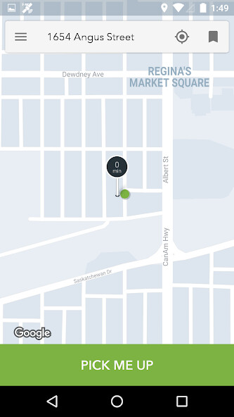 Emulate iPhone app CO-OP TAXI REGINA using MyAndroid