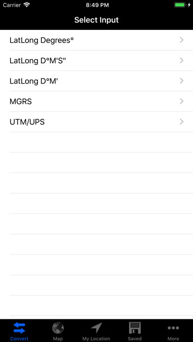 Emulate iPhone app Coordinate System Converter using MyAndroid Emulate iPhone app Coordinate System Converter using MyAndroid