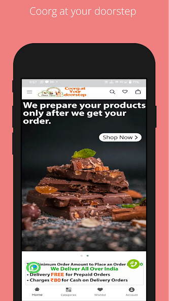 Run android online APK Coorg Shop - Choco Coorg Spice from MyAndroid or emulate Coorg Shop - Choco Coorg Spice using MyAndroid Run android online APK Coorg Shop - Choco Coorg Spice from MyAndroid or emulate Coorg Shop - Choco Coorg Spice using MyAndroid