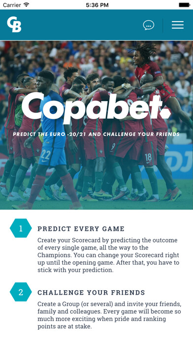 Emulate iPhone app Copabet using MyAndroid