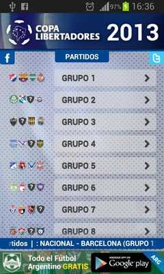 Emulate Android APK Copa Libertadores 2013 Emulate Android APK Copa Libertadores 2013